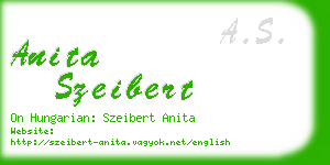 anita szeibert business card